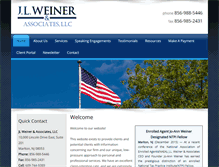 Tablet Screenshot of jlweiner.com